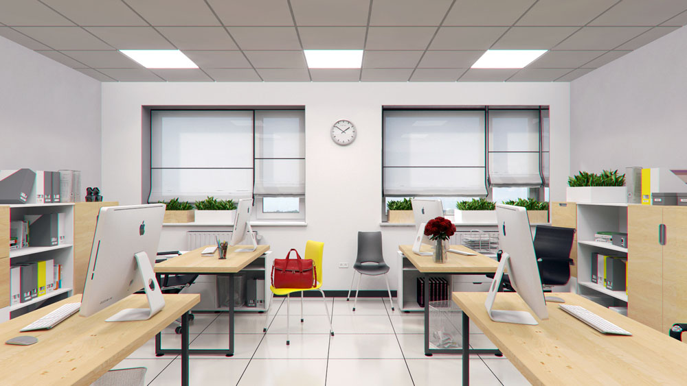 Интерьер кабинета дизайн-проекта современного офиса — Частная Архитектура